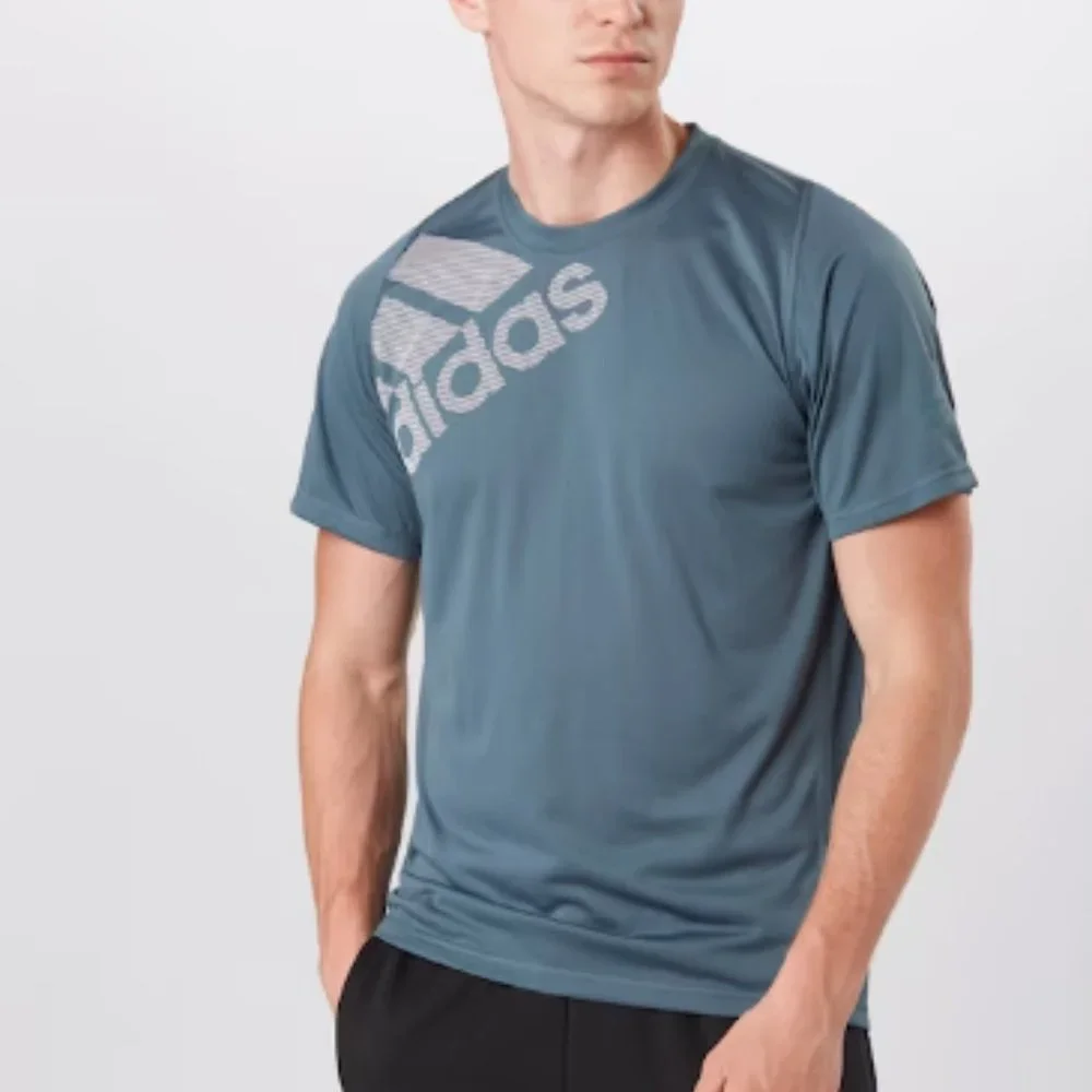 Adidas men Regular khaki fit Performance Shirt 'BOS', size L - Picture 6 of 6